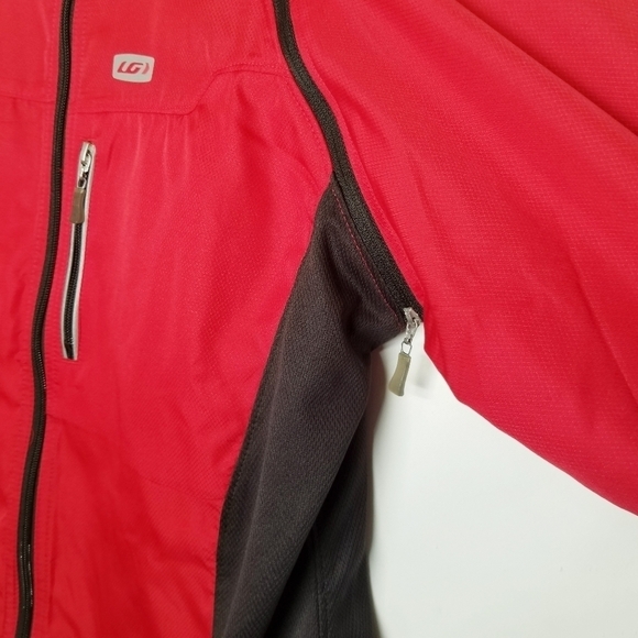 Garneau Biking cycling Electra Jacket Converts into a Tank top Red Womens sz XXL - Picture 2 of 12